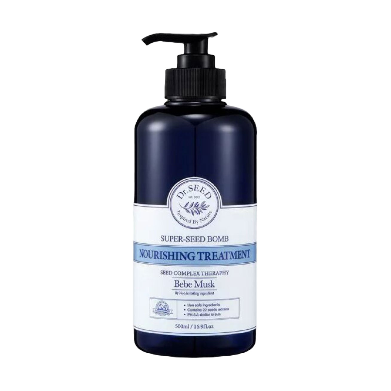 Маска для волосся Dr. Seed Super-Seed Bomb Nourishing Treatment Bebe Musk, 500 мл